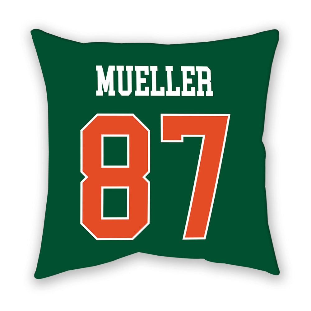 Miami - NCAA Football : Gavin Mueller - Pillow-1