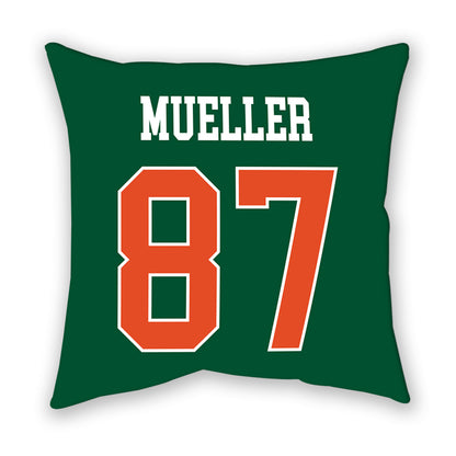 Miami - NCAA Football : Gavin Mueller - Pillow-1