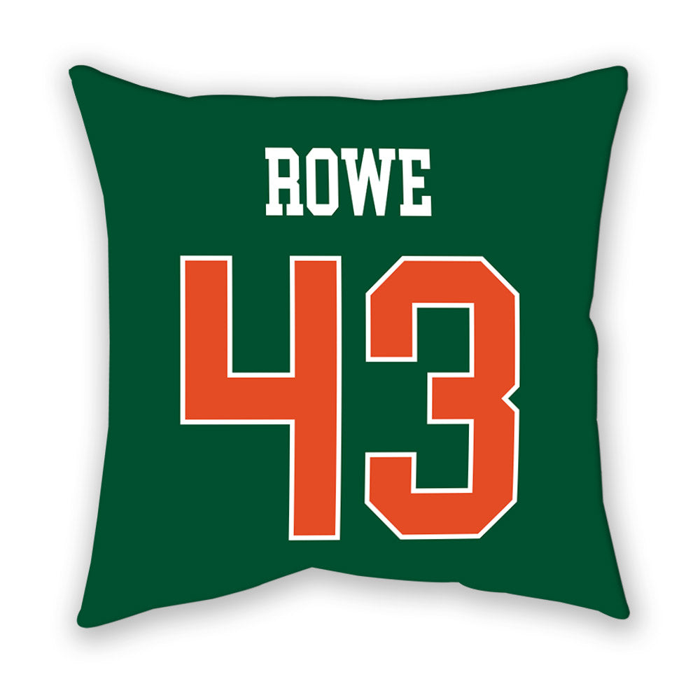 Miami - NCAA Football : Tyler Rowe - Pillow-1