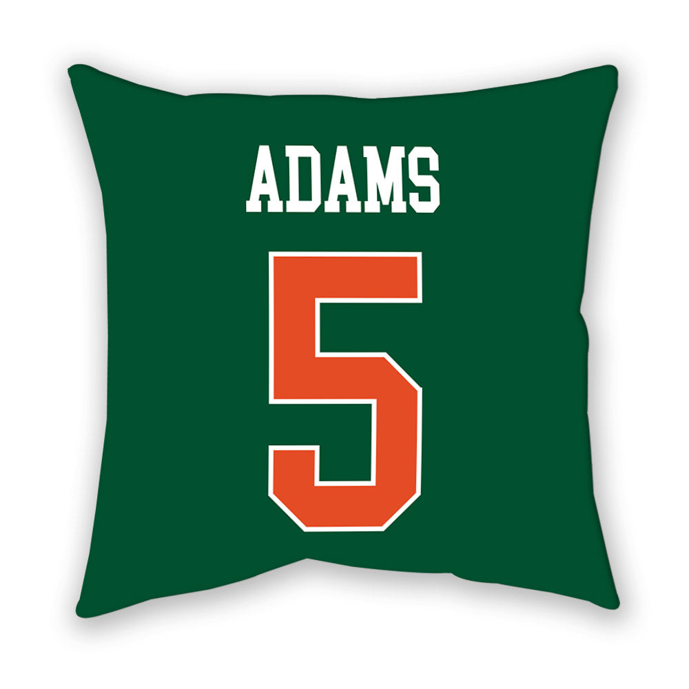 Miami - NCAA Women's Basketball : Ahnay Adams - Pillow-1