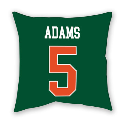 Miami - NCAA Women's Basketball : Ahnay Adams - Pillow-1