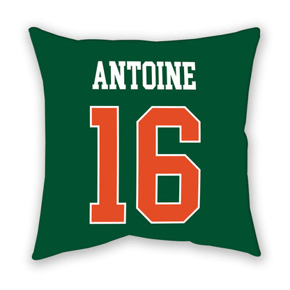 Miami - NCAA Football : Jaboree Antoine - Pillow-1