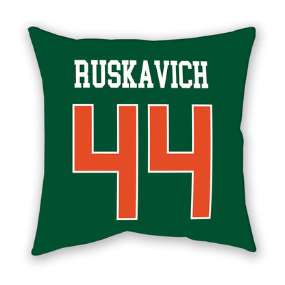 Miami - NCAA Football : Owen Ruskavich - Pillow-1