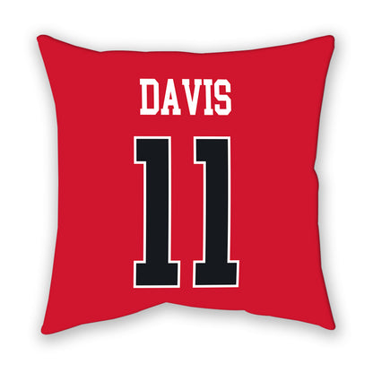 Rutgers - NCAA Football : Malachi Davis - Pillow-1