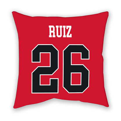 Rutgers - NCAA Men's Soccer : Erick Ruiz - Pillow-1