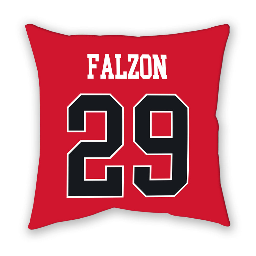 Rutgers - NCAA Men's Lacrosse : Hunter Falzon - Pillow-1