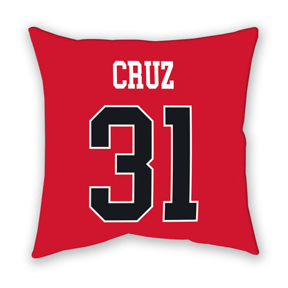 Rutgers - NCAA Football : Sebastian Cruz - Pillow-1