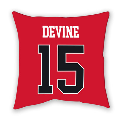 Rutgers - NCAA Women's Lacrosse : Erin Devine - Pillow-1