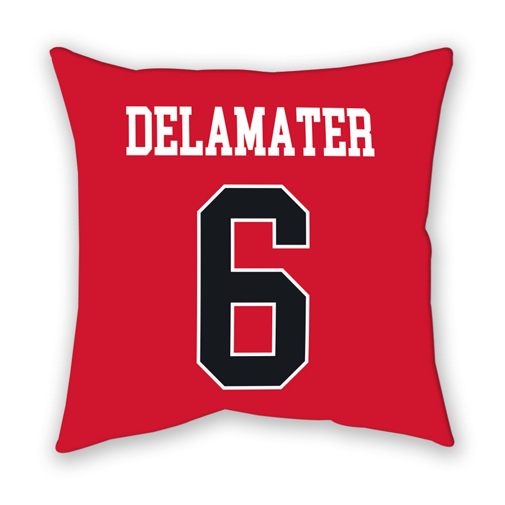 Rutgers - NCAA Women's Volleyball : Jenna DeLaMater - Pillow-1
