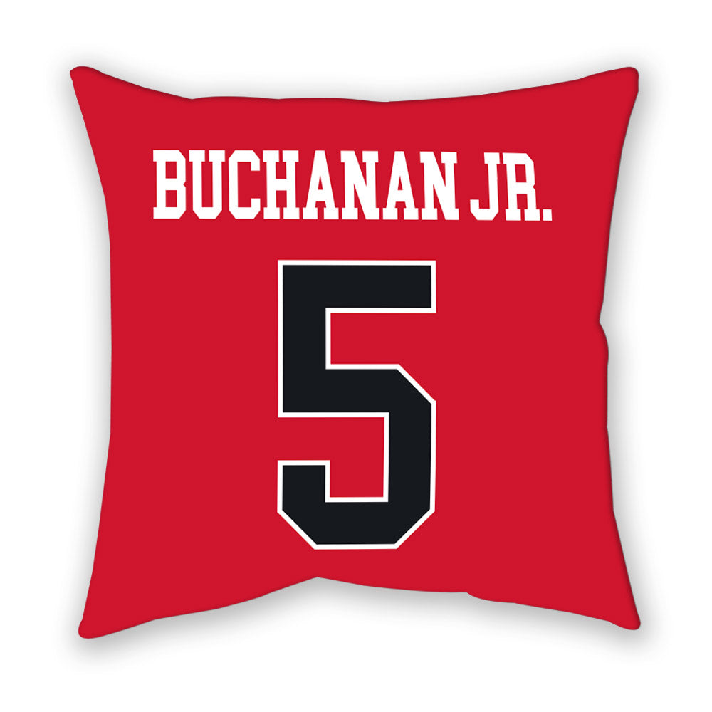 Rutgers - NCAA Men's Basketball : Darren Buchanan Jr. - Pillow-1