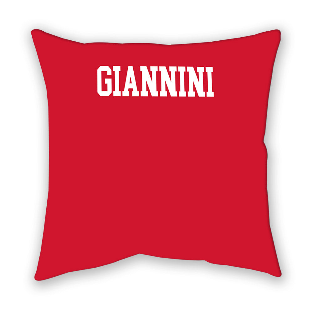 Rutgers - NCAA Women's Swimming & Diving : Valentina Giannini - Pillow-1