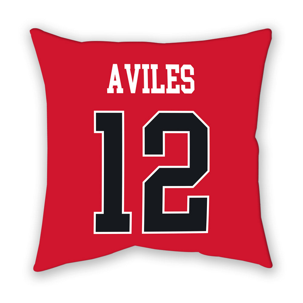 Rutgers - NCAA Men's Soccer : Lenny Aviles - Pillow-1