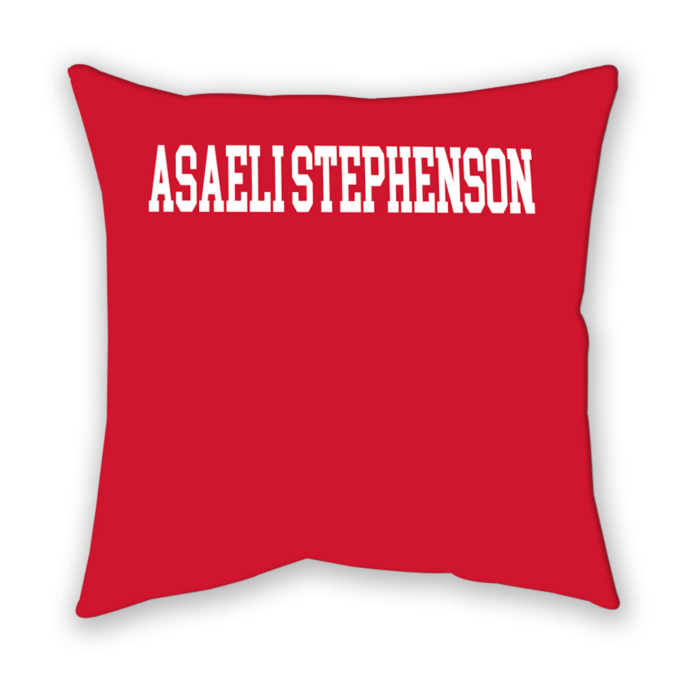 Rutgers - NCAA Football : Ian Asaeli Stephenson - Pillow-1