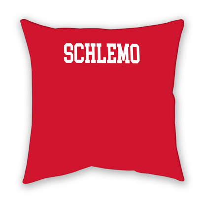 Rutgers - NCAA Women's Cross Country : Michaela Schlemo - Pillow-1