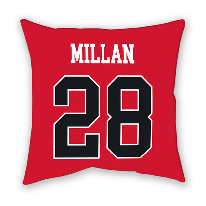 Rutgers - NCAA Softball : Rachel Millan - Pillow-1