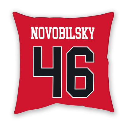 Rutgers - NCAA Baseball : Kevin Novobilsky - Pillow-1