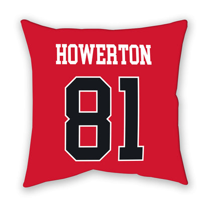Rutgers - NCAA Football : DJ Howerton - Pillow-1