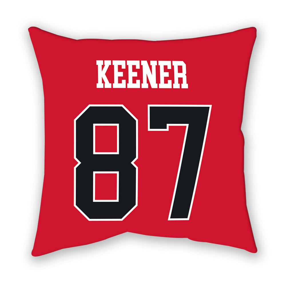 Rutgers - NCAA Football : Montgomery Keener - Pillow-1