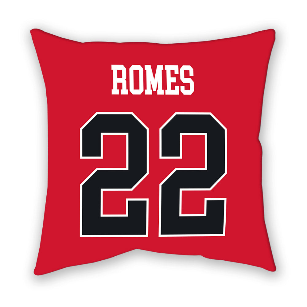 Rutgers - NCAA Women's Volleyball : Malia Romes - Pillow-1