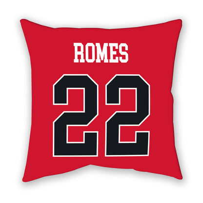 Rutgers - NCAA Women's Volleyball : Malia Romes - Pillow-1