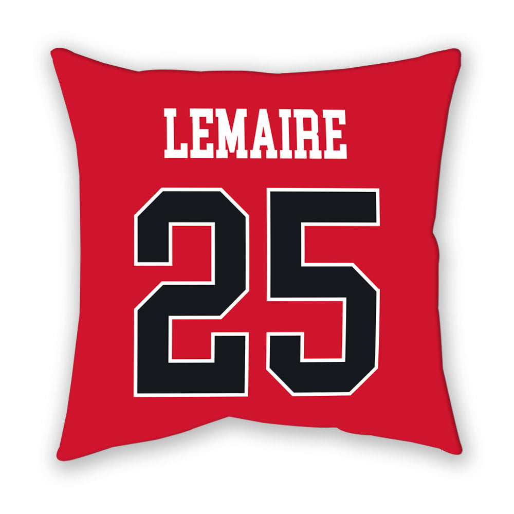 Rutgers - NCAA Men's Soccer : Cedric Lemaire - Pillow-1