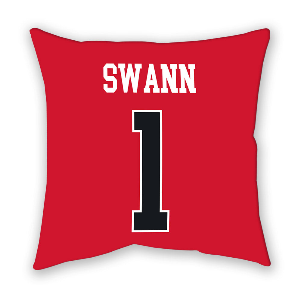 Rutgers - NCAA Women's Basketball : Lauryn Swann - Pillow-1