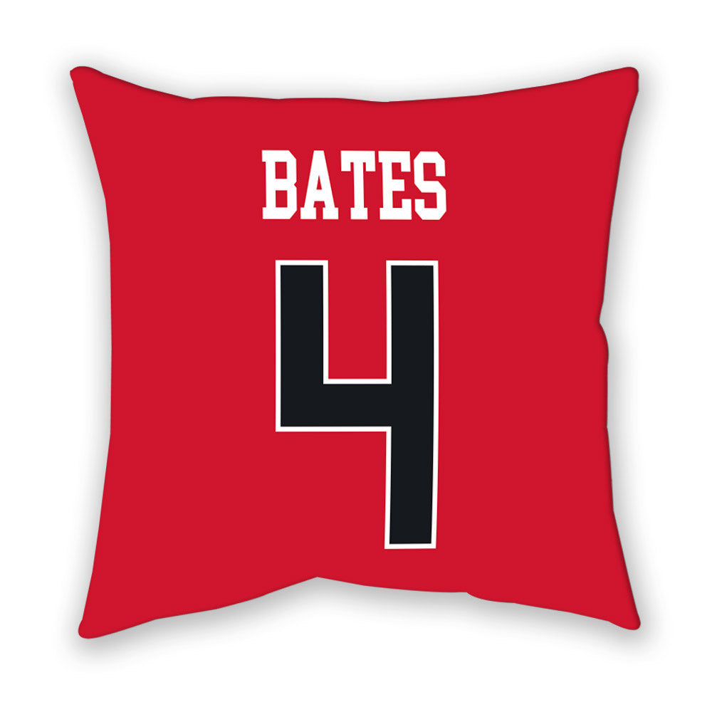 Rutgers - NCAA Women's Basketball : Antonia Bates - Pillow-1