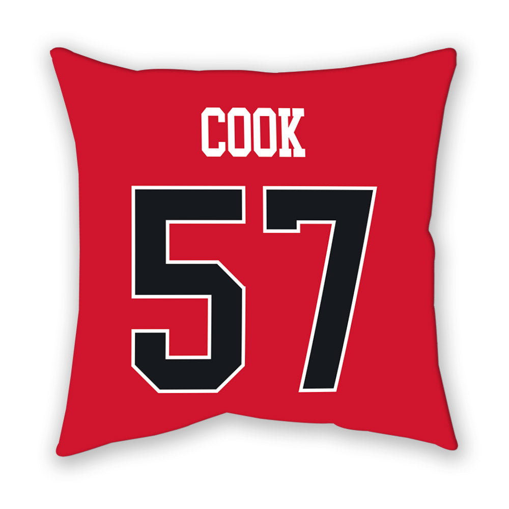 Rutgers - NCAA Football : Isaiah Cook - Pillow-1