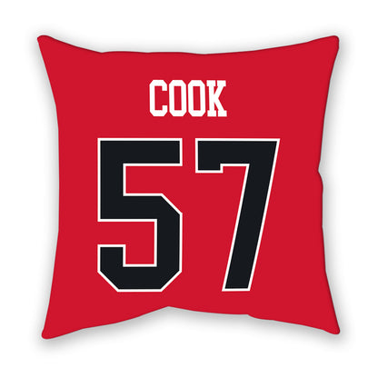 Rutgers - NCAA Football : Isaiah Cook - Pillow-1