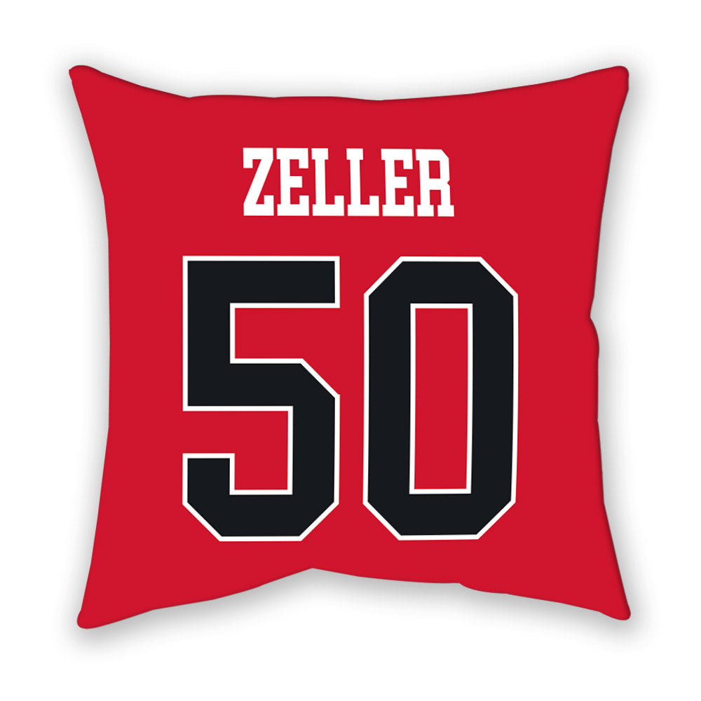 Rutgers - NCAA Men's Lacrosse : Colin Zeller - Pillow-1