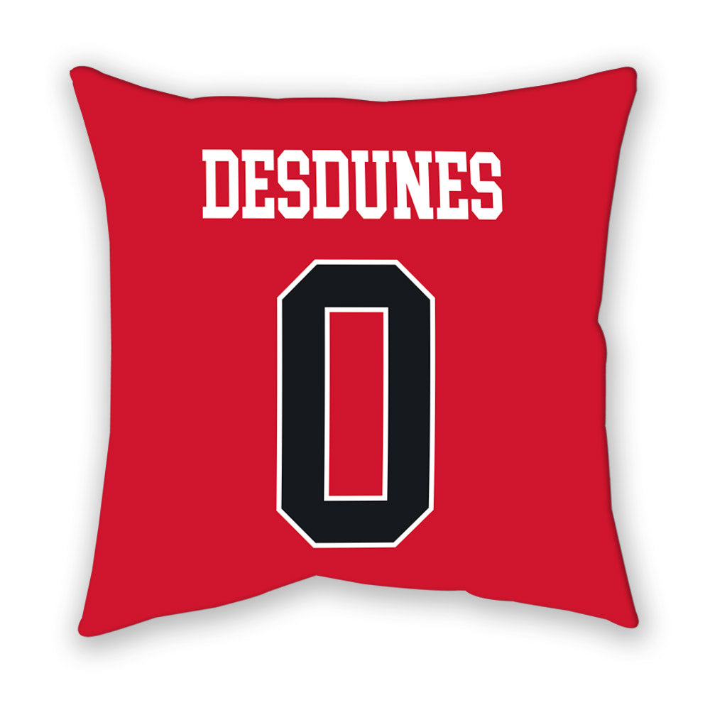 Rutgers - NCAA Women's Basketball : Chikae Desdunes - Pillow-1