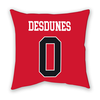 Rutgers - NCAA Women's Basketball : Chikae Desdunes - Pillow-1