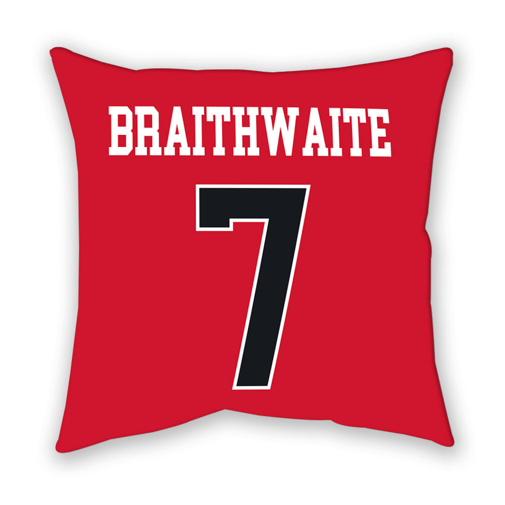 Rutgers - NCAA Football : Dylan Braithwaite - Pillow-1