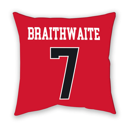 Rutgers - NCAA Football : Dylan Braithwaite - Pillow-1