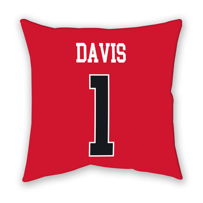 Rutgers - NCAA Men's Basketball : JaMichael Davis - Pillow-1