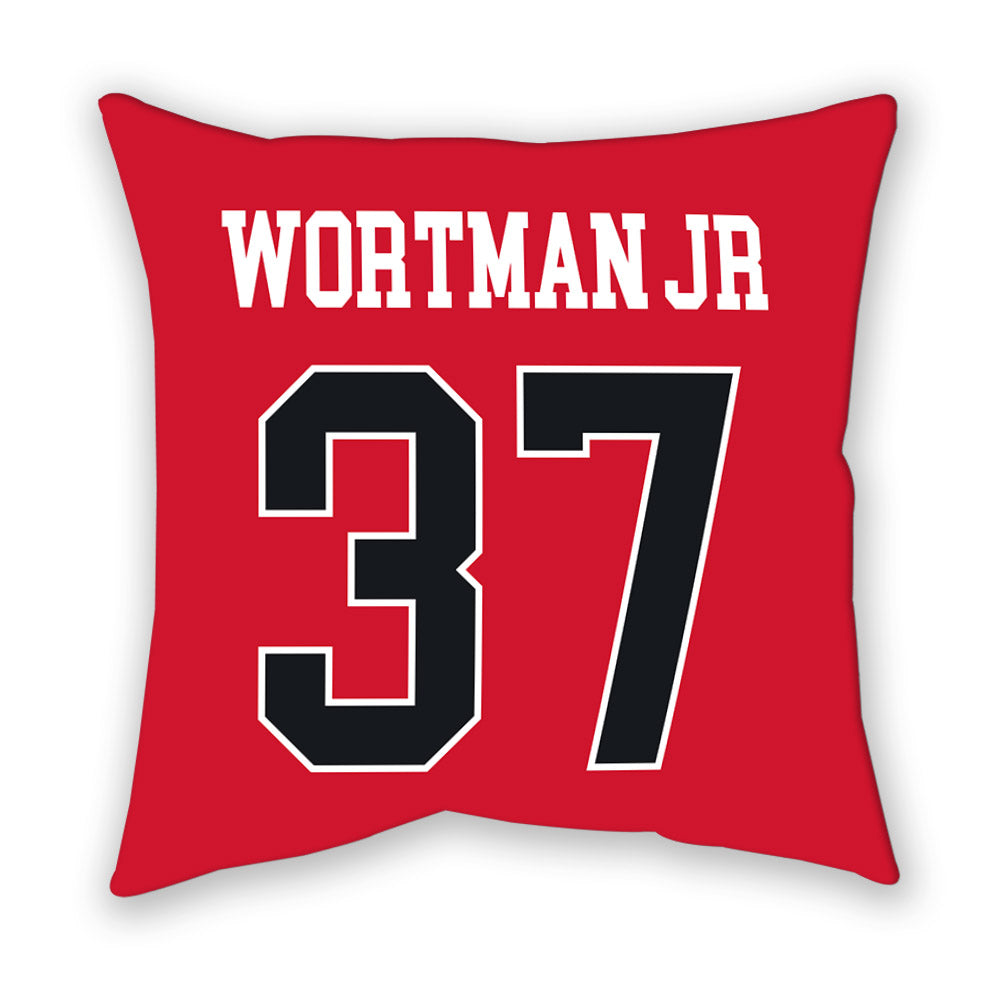 Rutgers - NCAA Football : RJ Wortman Jr - Pillow-1