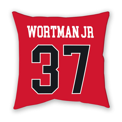 Rutgers - NCAA Football : RJ Wortman Jr - Pillow-1