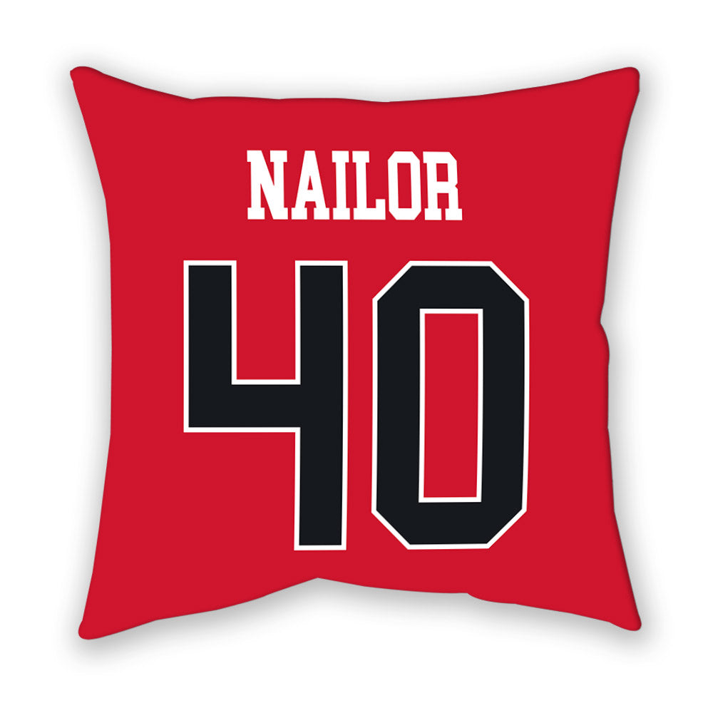 Rutgers - NCAA Baseball : Jager Nailor - Pillow-1