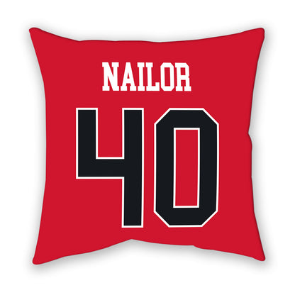 Rutgers - NCAA Baseball : Jager Nailor - Pillow-1