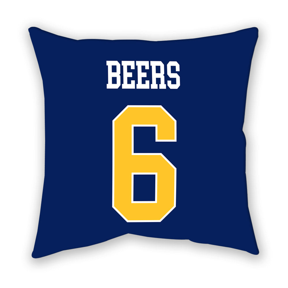 Marquette - NCAA Women's Volleyball : Alicia Beers - Pillow-1