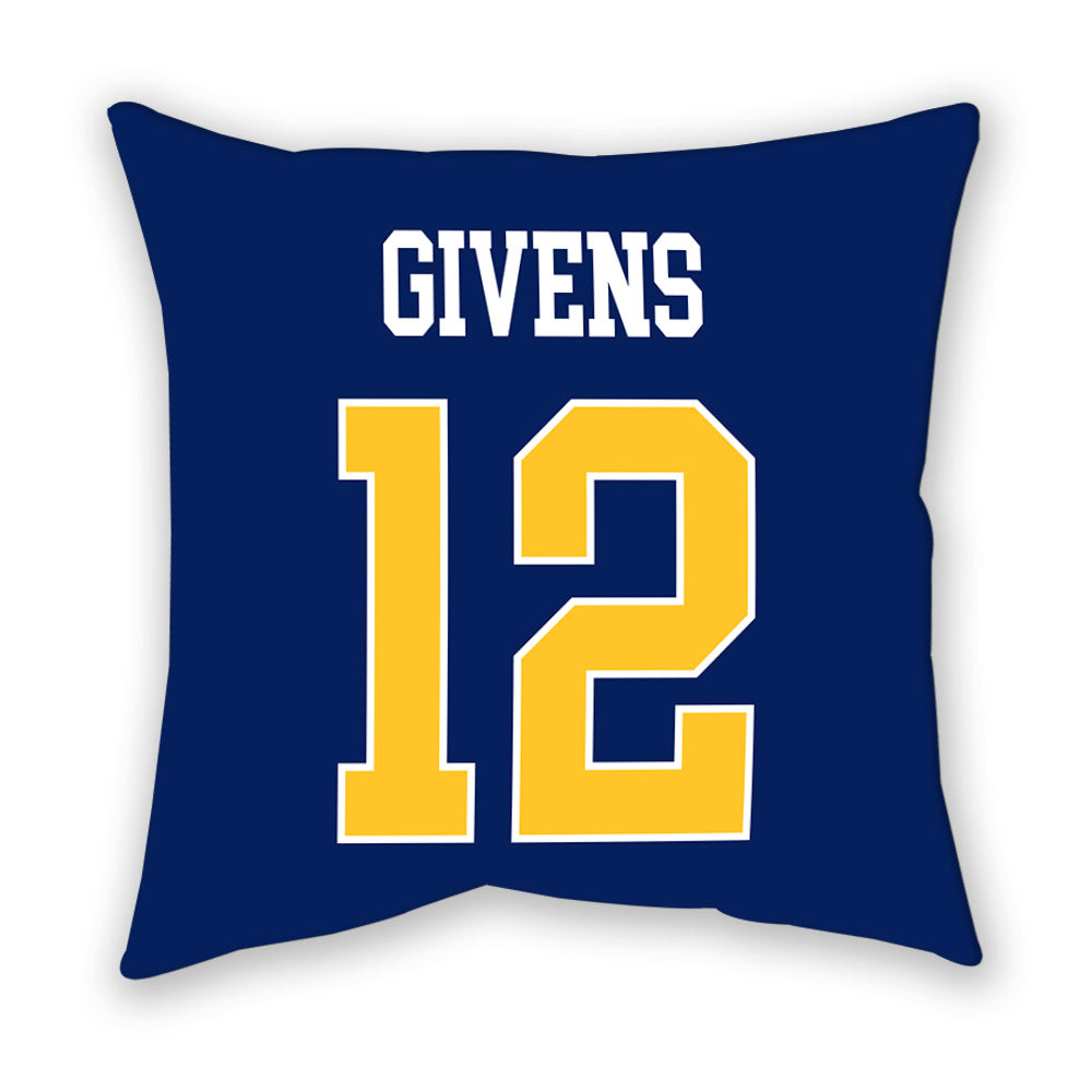 Marquette - NCAA Women's Basketball : Mackenzie Givens - Pillow-1