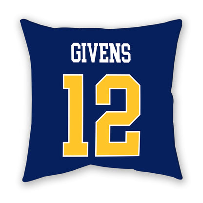 Marquette - NCAA Women's Basketball : Mackenzie Givens - Pillow-1