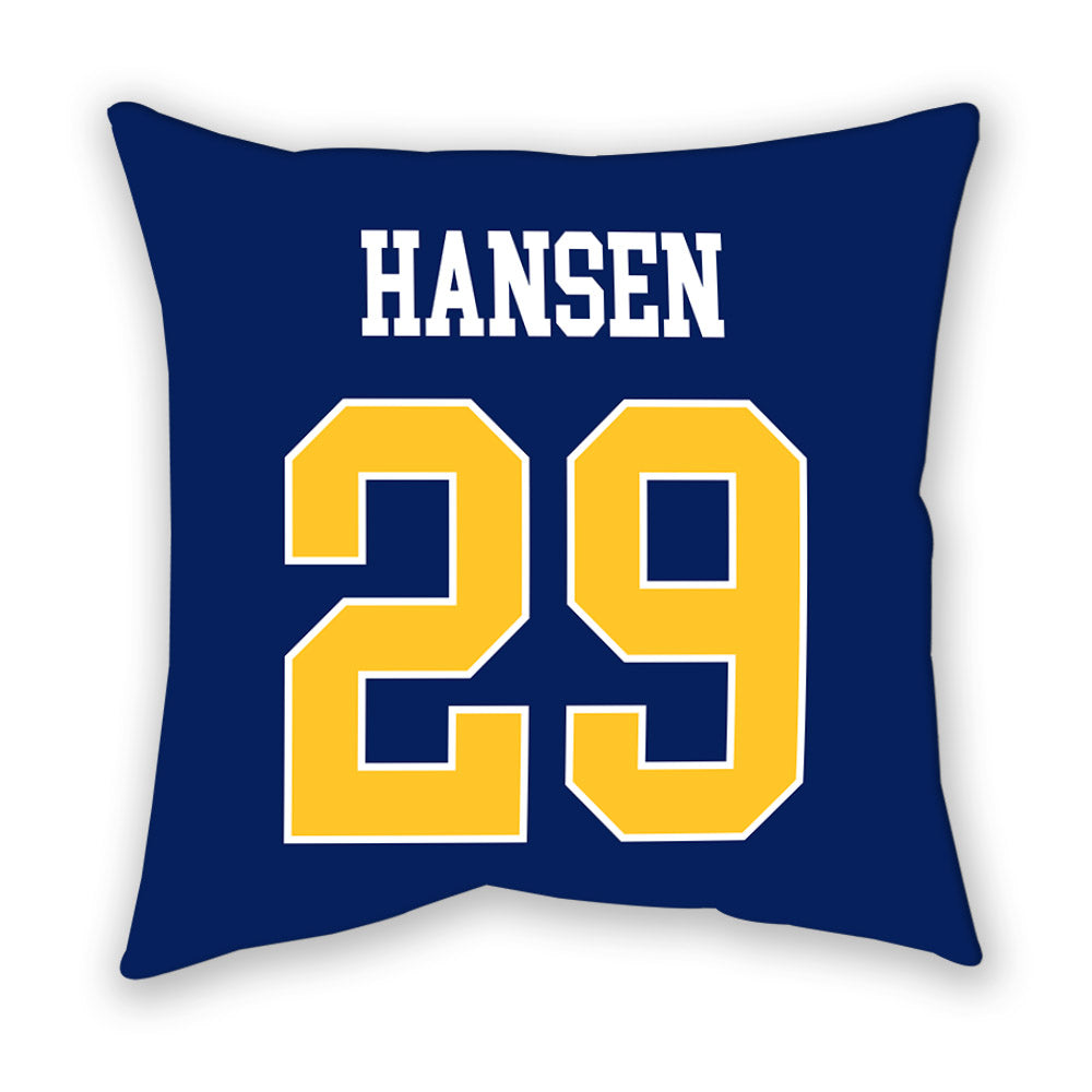 Marquette - NCAA Women's Lacrosse : Megan Hansen - Pillow-1