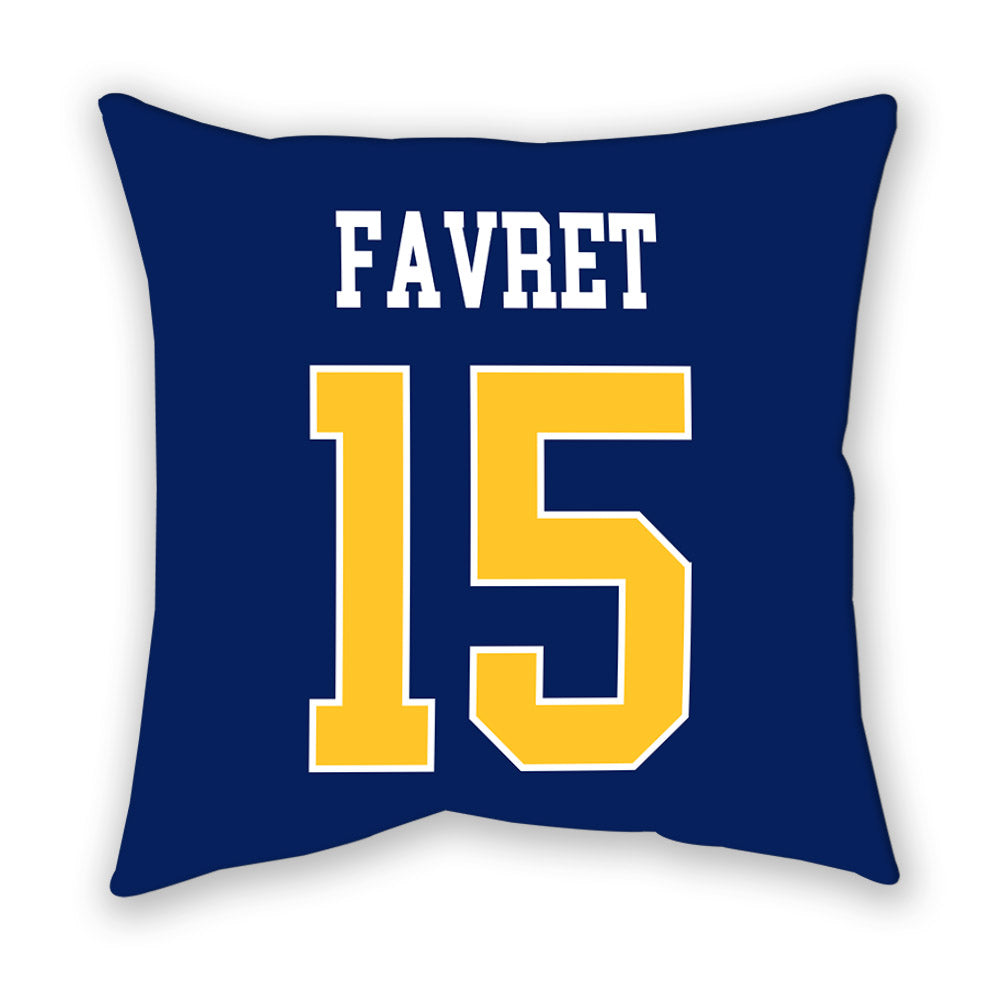 Marquette - NCAA Women's Soccer : Cecilia Favret - Pillow-1