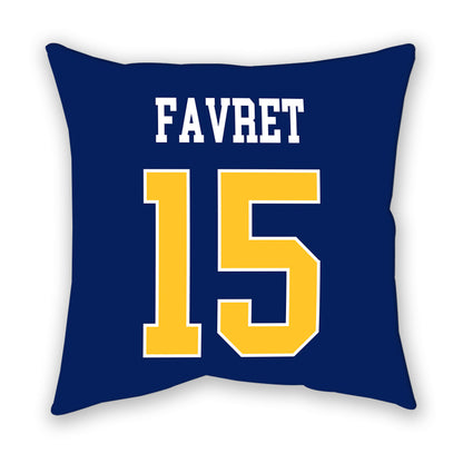 Marquette - NCAA Women's Soccer : Cecilia Favret - Pillow-1