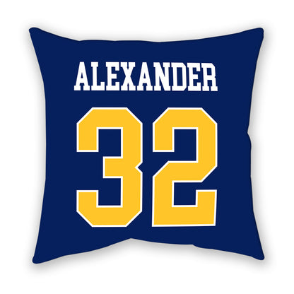 Marquette - NCAA Women's Lacrosse : Taylor Alexander - Pillow-1