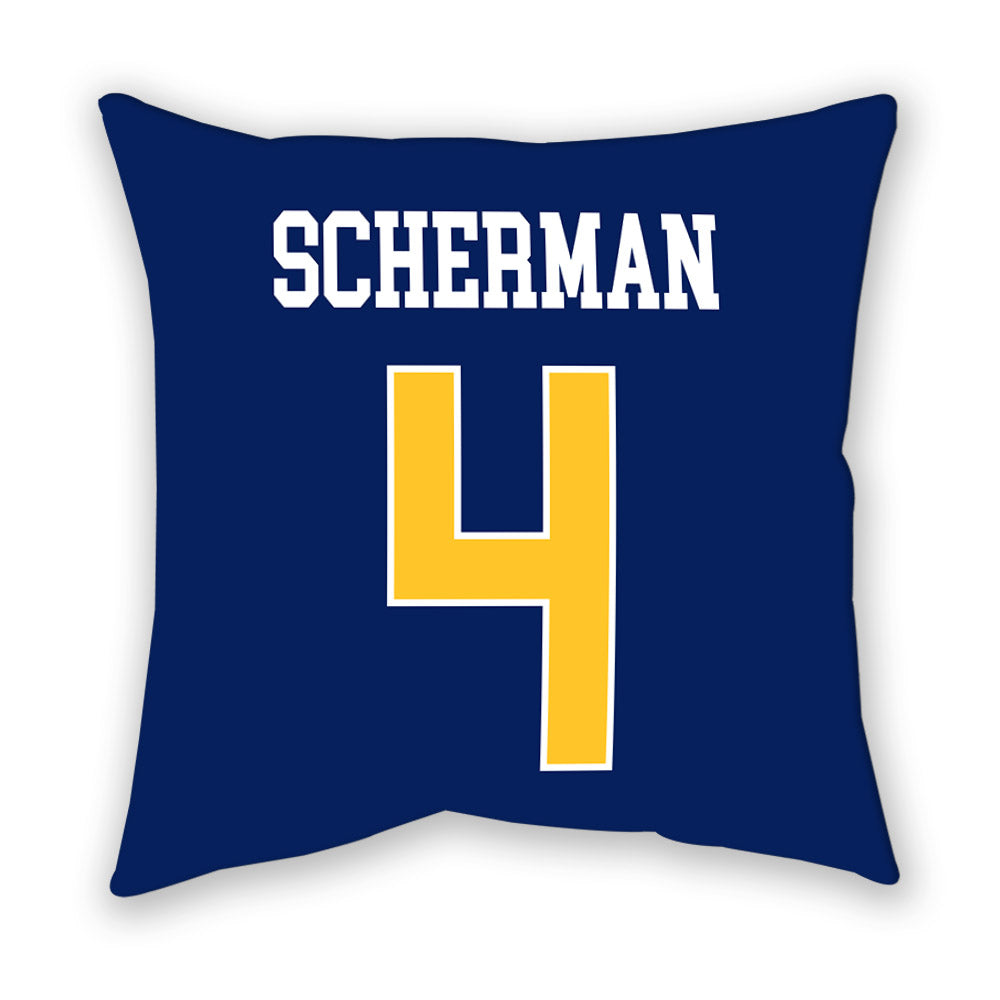 Marquette - NCAA Men's Lacrosse : Brol Scherman - Pillow-1