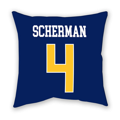 Marquette - NCAA Men's Lacrosse : Brol Scherman - Pillow-1