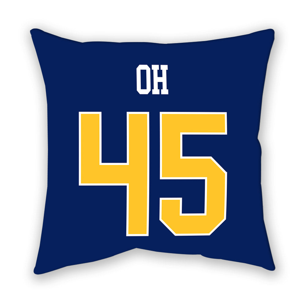Marquette - NCAA Women's Lacrosse : Mia Oh - Pillow-1
