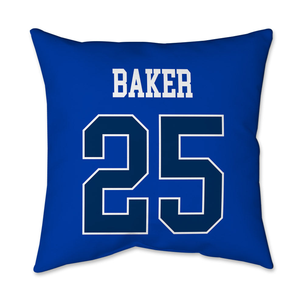 BYU - NCAA Men's Basketball : Dawson Baker - Graphic Pillow 16x16-1